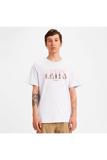 Levi S Erkek Beyaz T Shirt 16143 0055 Trendyol