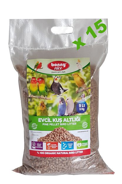 Bonny Nice Kanarya Muhabbet Papagan Bulbul Kus Kumu Kafes Altligi 5 Kg 9 L X 15 Paket Trendyol