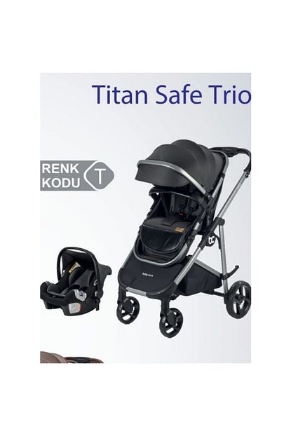 Baby Care Babycare Bc 35 Titan Safe Trio Travel Bebek Arabasi Inox Antrasit Trendyol