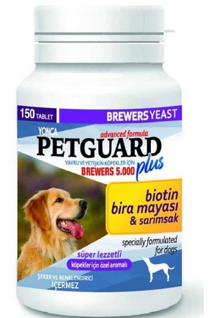 Pet Preety Plus Yavru Yetiskin Kopekler Icin Biotin Bira Mayasi Sarimsak Tableti Trendyol