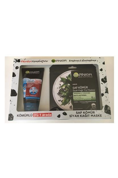 Garnier Saf Komurlu 3 U 1 Arada Siyah Kagit Maske Fiyati Yorumlari Trendyol