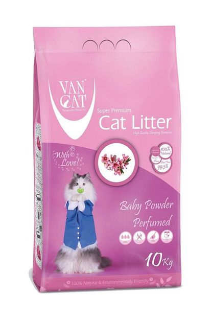 Vancat Pudra Kokulu Ince Taneli Kedi Kumu 10 Kg Trendyol
