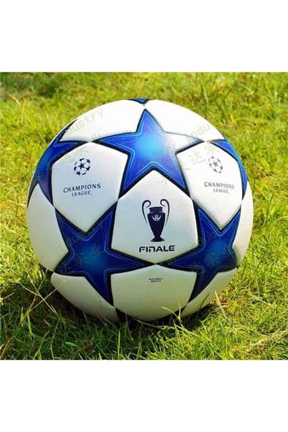 Sampiyon Mavi Beyaz Futbol Topu 425 445 Gr Trendyol