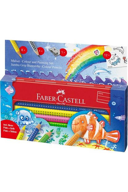 Faber Castell Faber Castell Boya Kalemi Metal Hediye Seti 8 Renk Trendyol