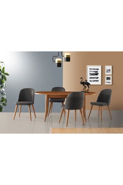 Vrl Sorite Oval Masa Tuna Sandalye Takimi Trendyol