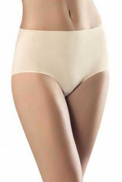 Miss Fit Kadin Bej Lazer Kesim Silikonlu Slip Kulot Trendyol