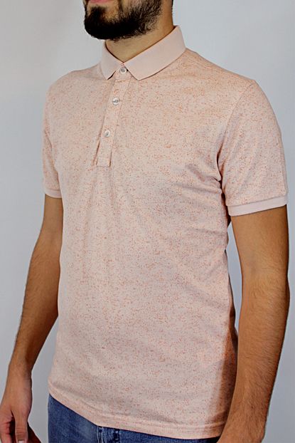 Raymons Erkek Pudra Spor Kalip Kisa Kollu Buyuk Beden Polo Yaka T Shirt Trendyol