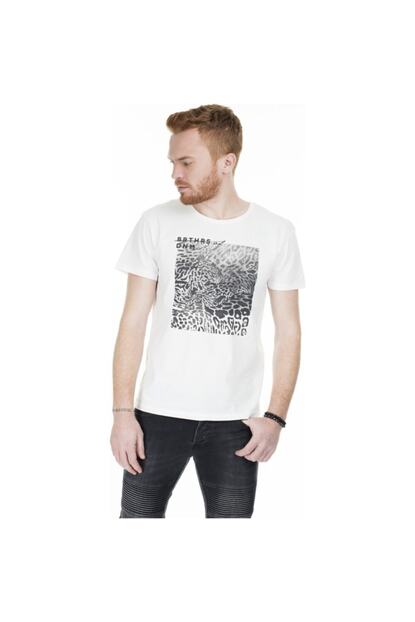 Jack Jones Jack Jones Erkek Yuvarlak Acik Yaka Beyaz Renk Tisort 12168220 Trendyol
