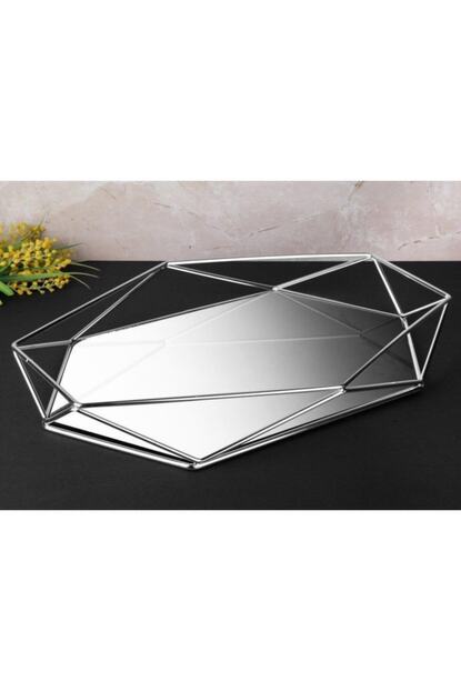 Ews Gumus Lazer Kesim Aynali Soz Nisan Cikolata Tepsisi 45x29x6 Cm Trendyol