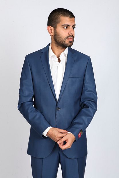 Mono Erkek Giyim Erkek Acik Parlement Rengi Yun Takim Elbise Trendyol