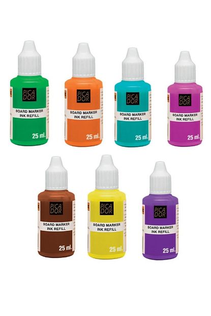 Picador 1001 Board Marker Tahta Kalemi Murekkebi 25 Ml Karisik Kb 020g 12 Li Paket Fiyati Yorumlari Trendyol
