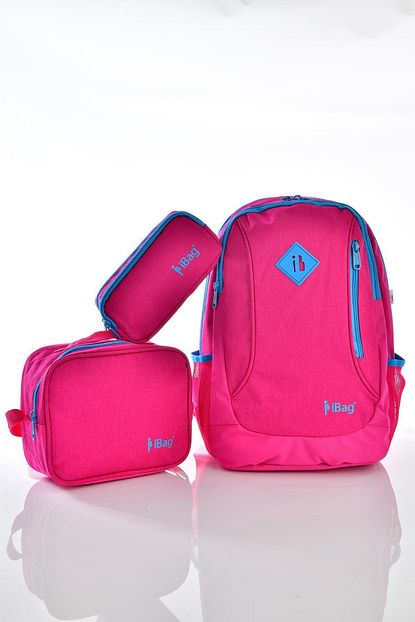 Ibag 14301 Okul Cantasi 3 Lu Set Pembe Trendyol