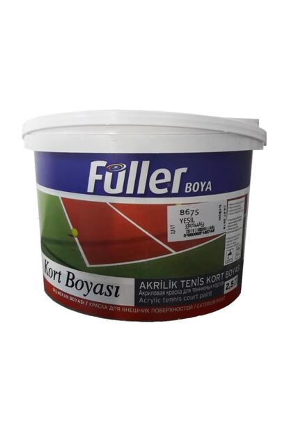 Fuller Tenis Kort Boyasi Yesil 2 5 Litre Trendyol