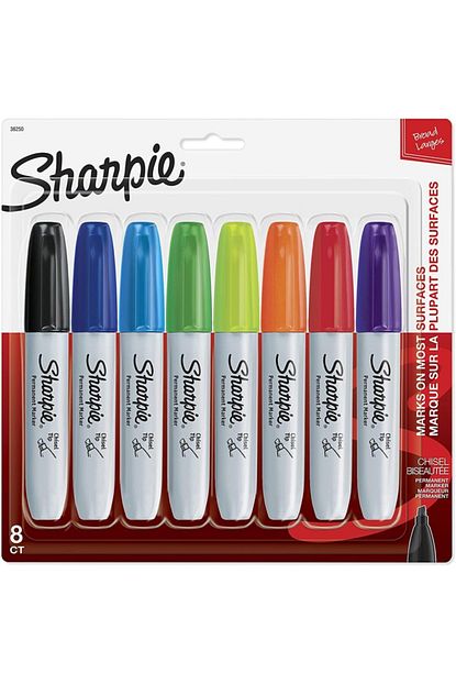sharpie kesik uc 8 li klasik renk