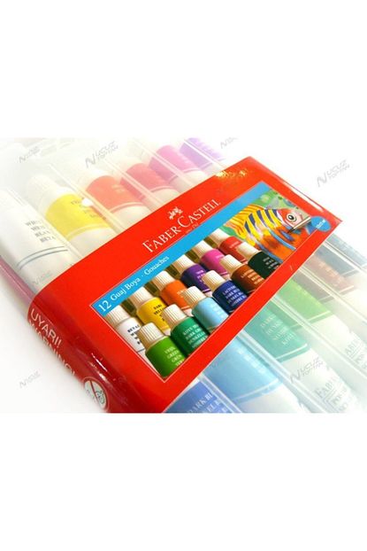 Faber Castell Faber Castell Tup Guaj Boya 12 Renk Trendyol