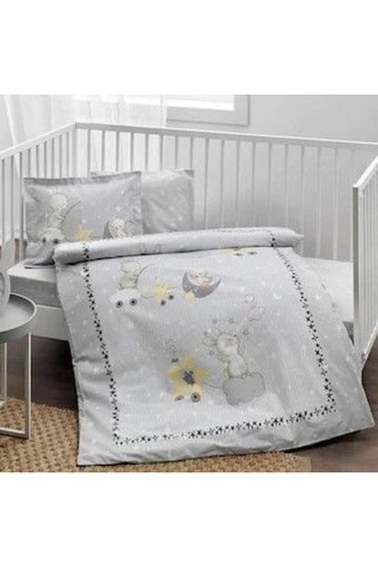 Tac Bebek Gri Rabbit World Ranforce Nevresim Takimi Trendyol