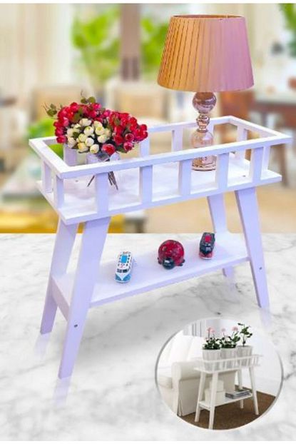Baynuvola Nuvola Ikea Modeli Ahsap Ciceklik Sehpa 5050 Trendyol