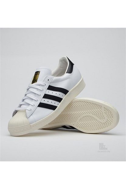 Adidas Erkek Beyaz Superstar Originals Spor Ayakkabi G61070 Trendyol