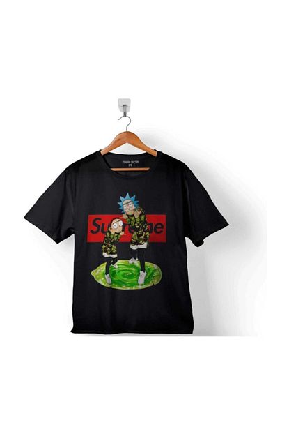 Kendim Sectim Erkek Cocuk Rick And Morty Supreme Tisort Trendyol