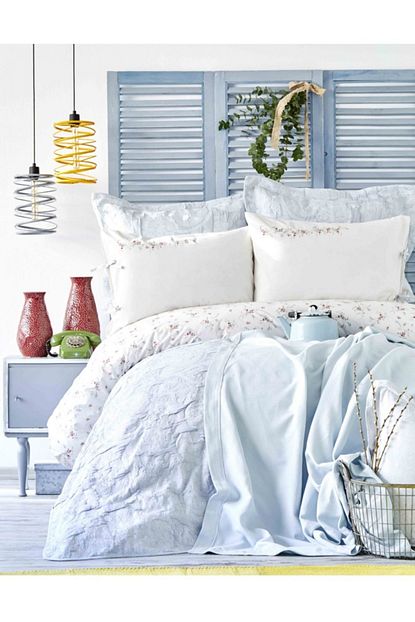 Karaca Home Nelya Nar Cicegi 8 Parca Cift Kisilik Summer Set Trendyol