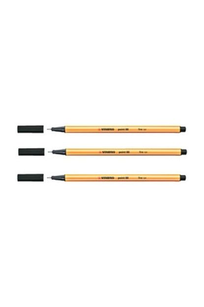 Stabilo Kece Uclu Ince Kalem 88 Point 0 4 Mm Siyah 88 46 Trendyol