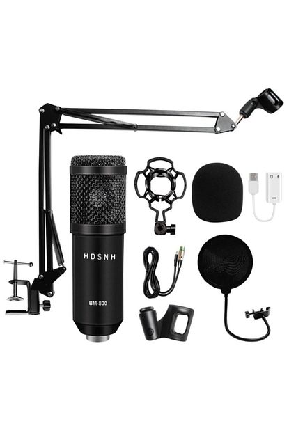 Sge Profesyonel Bm 800 Studyo Kayit Youtuber Mikrofon Seti Ve Stand Trendyol