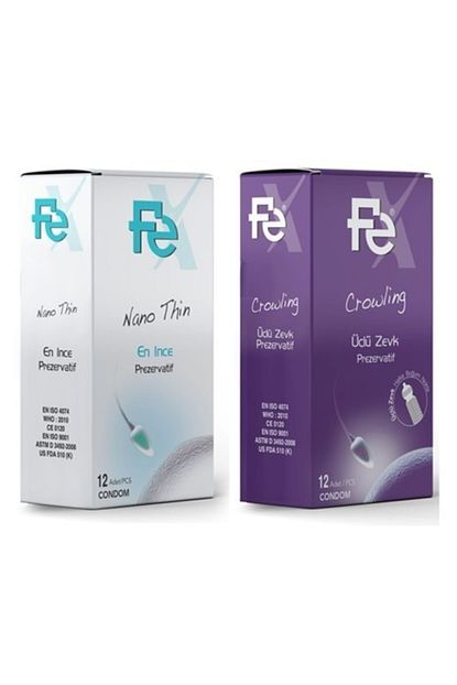 Fe Prezervatif Nano Thin En Ince Crowling Uclu Zevk 2 Li Set Trendyol