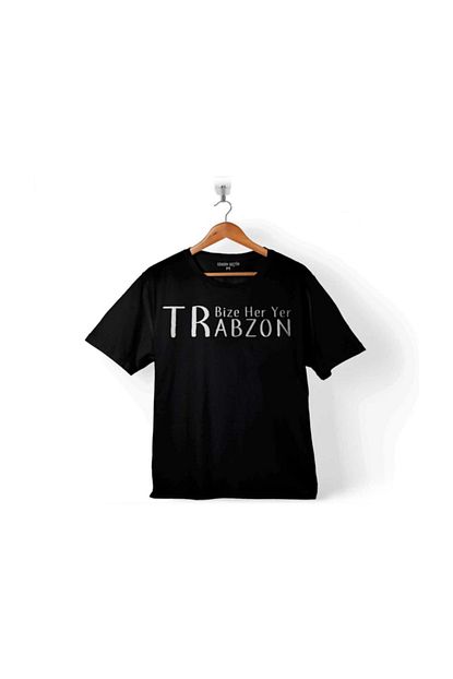 Kendim Sectim Erkek Siyah Bize Her Yer Trabzon Trabzonpor Sampiyon Cocuk Tisort Trendyol