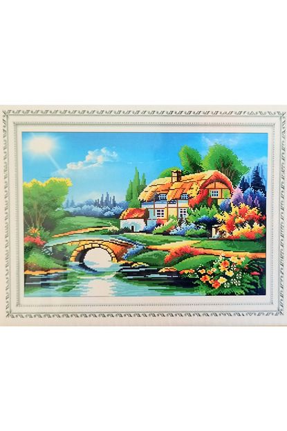 Sezz Losiya Paris1536 Boncuklu Goblen Tasli Elmas Mozaik Goblen Pano Trendyol