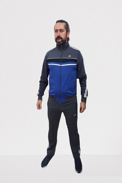 Jump Erkek Mavi Gri Esofman Takimi Trendyol