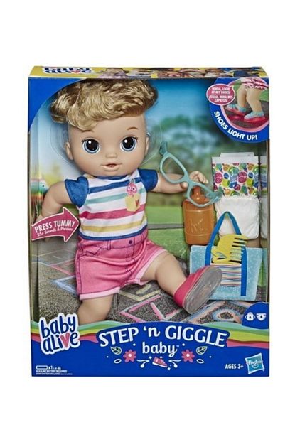 Hasbro Baby Alive Isikli Ayakkabilariyla Neseli Erkek Bebegim E5244 Trendyol