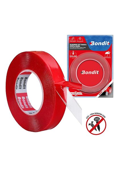 Bondit Silikonlu Cift Tarafli Akrilik Seffaf Bant 15mm X 5mt Trendyol
