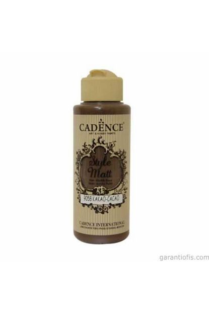 Cadence Boya Cadence Style Matt S9058 Kakao Mat Akrilik Boya 120 Ml Trendyol
