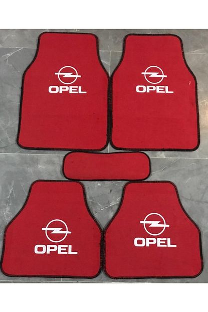 Auto Aksesuar Opel Kirmizi Hali Paspas 5 Parca Trendyol