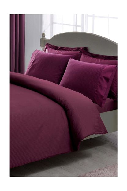Tac Premium Basic King Size Murdum Pamuk Saten Nevresim Takimi Trendyol