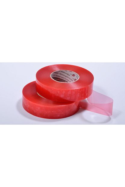 Orafol Orabond Orafol 1397pp 10mmx50m Seffaf Cift Tarafli Pet Tasiyicili Kirmizi Filmik Bant 0 21mm Trendyol
