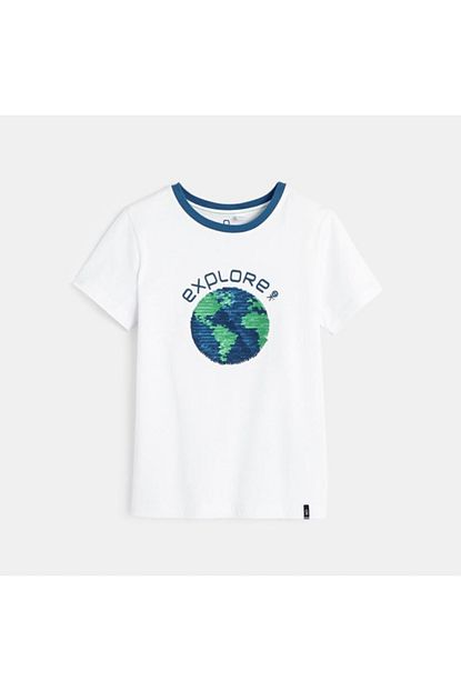 Cipil Erkek Cocuk Buyulu Pullu T Shirt Trendyol