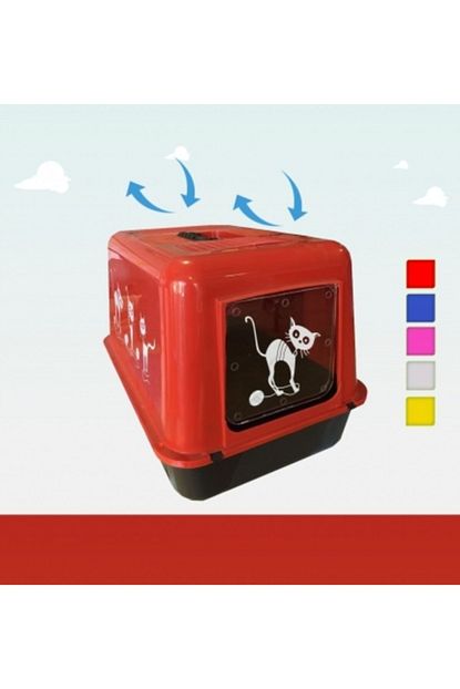 Pet Zoom Petzoom Kedi Kapali Kedi Tuvaleti Trendyol