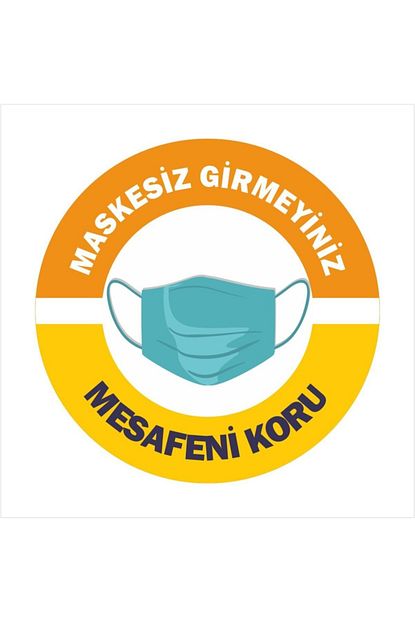 Bursa Okul Gerecleri Sosyal Mesafe Uyari Etiketi Trendyol