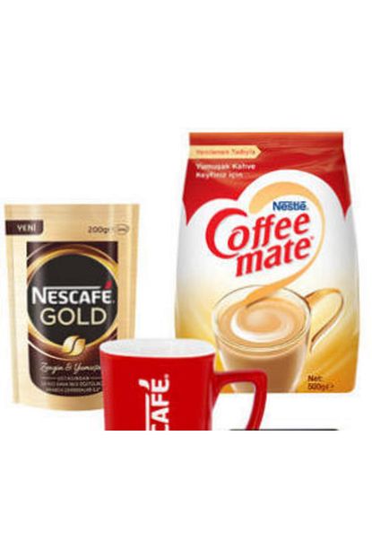 Nescafe Gold Kahve Poset 200 Gr 500 Gr Coffee Mate Krema Trendyol