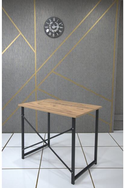 Mesir Plastik Dekoratif 90 60 Calisma Masasi Ev Ofis Ceviz Trendyol