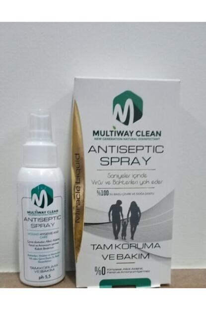 Multiway Clean 100 Dogal Ve Cevre Dostu Hocl Antiseptik Su Bazli Temizlik Solusyonu 100ml Trendyol