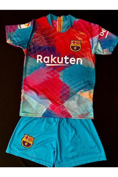 Forma Cocuk Barcelona 2021 Karnaval Sortlu Forma Trendyol