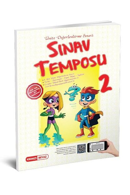Kirmizi Beyaz Yayinlari 2 Sinif Sinav Temposu Yeni 2020 Trendyol
