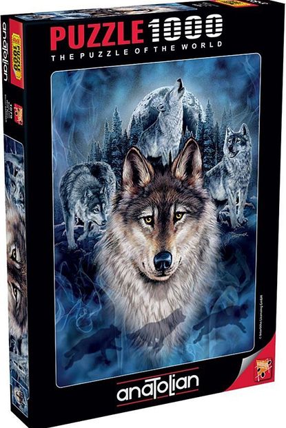 kurt timi wolf team 1000 parca puzzle yapboz