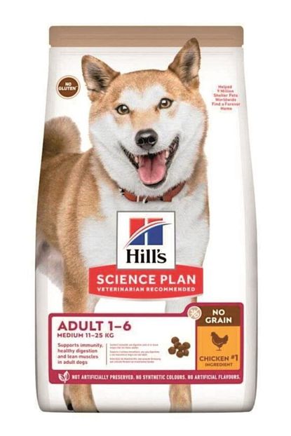 Hills Science Plan Hills No Grain Medium Tavuk Etli Tahilsiz Kopek Mamasi 12 Kg Trendyol