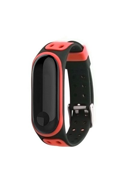Ucuzmi Xiaomi Mi Band 3 Mi Band 4 Akilli Bileklik Kordon Kayis 3m Sport Serisi Kirmizi Siyah Renk Trendyol