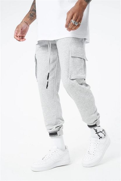 Soydance Erkek Gri Kargo Cepli Kisa Paca Jogger Esofman Alti Trendyol