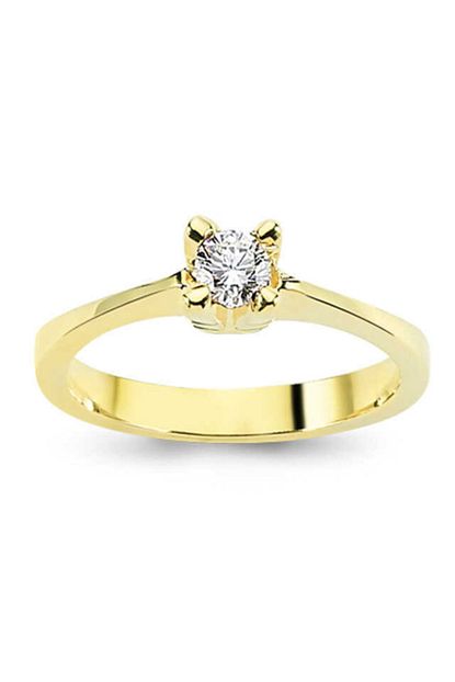 Eros Pirlanta Pirlanta 0 15 Karat Tektas Yuzuk Trendyol