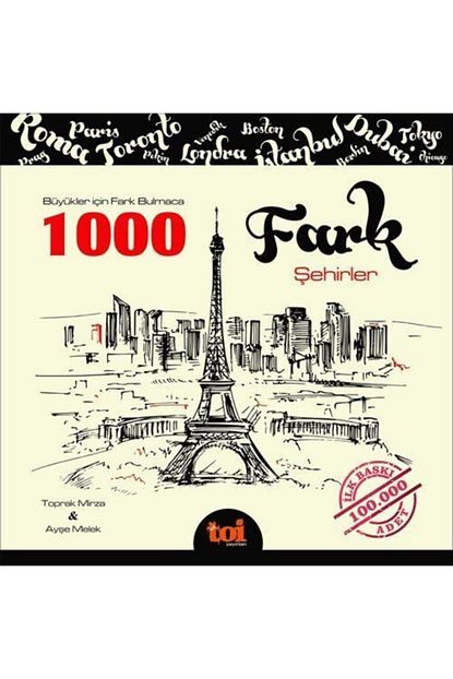 We Toi Yayinlari 1000 Fark Bulmaca Sehirler Buyukler Icin Fark Bulmaca Trendyol